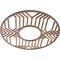 Ekena Millwork Empire Wood Fretwork Pierced Ceiling Medallion, Walnut, 22"OD x 8"ID x 3/8"T CMWP22X22X0375EPWA - alternate 2